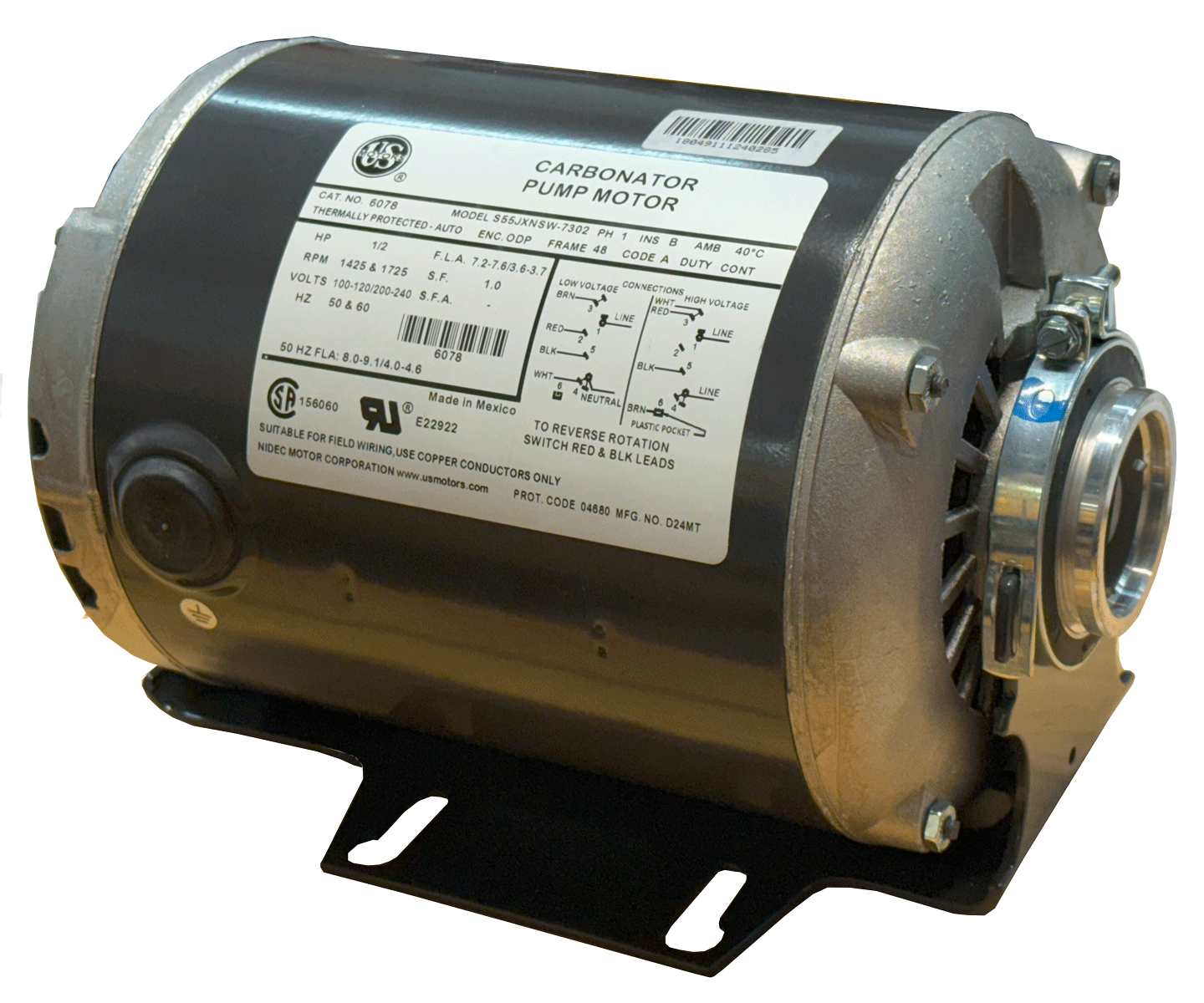 850 110v Motor